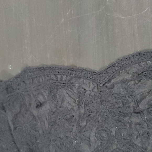 Ember lace sheer duster kimono black small - Picture 11 of 14